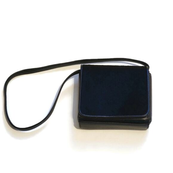 Nicole Miller Handbags - Nicole Miller Black Faux Fur Small Shoulder Bag Pochette OS